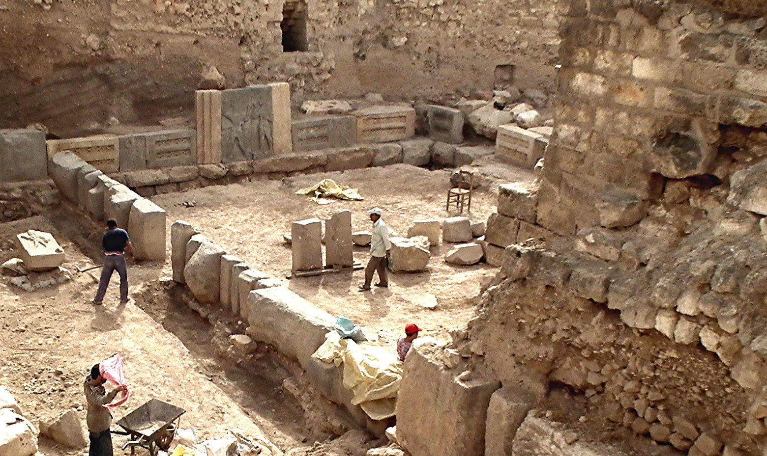 Baaltempel in der Akropolis von Aleppo. 2010 (c) Georg Kalkum